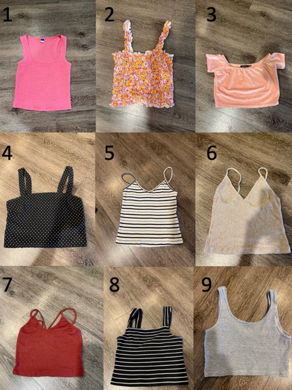 CROP TOP BUNDLE — 5 FOR $15